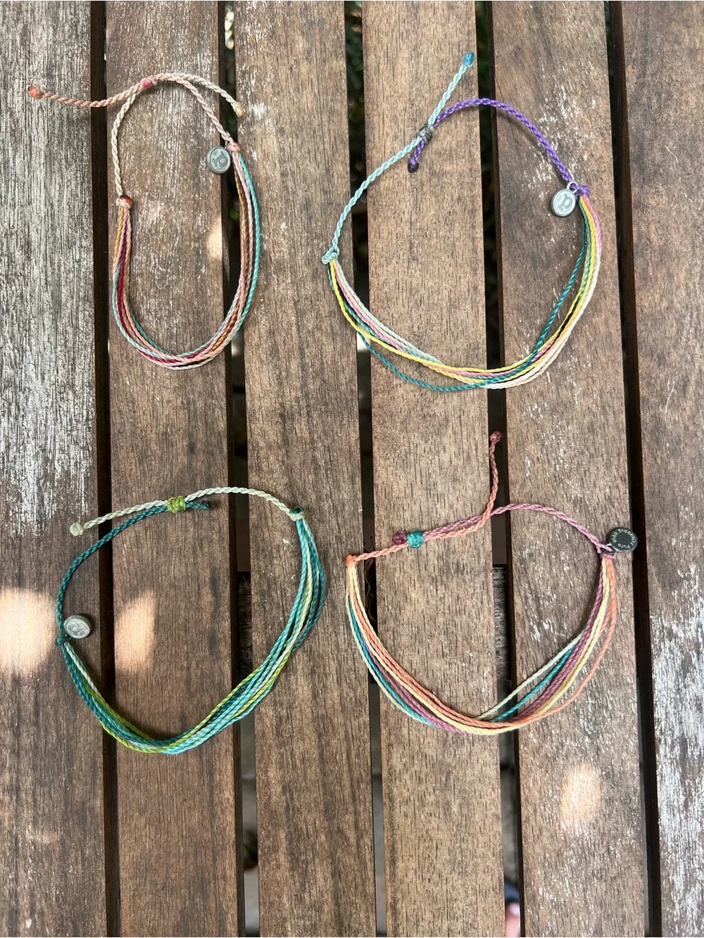Pura Vida Multicolor String Bracelet Bundle
